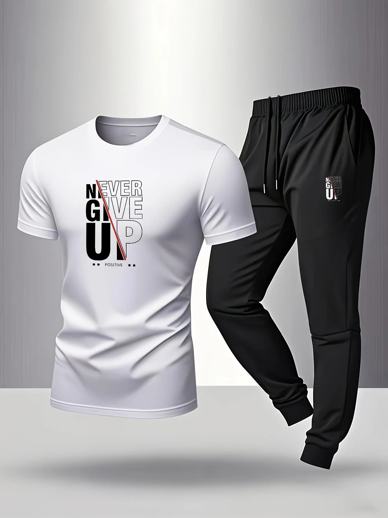 Men's Casual Sports Outfit T-Shirt