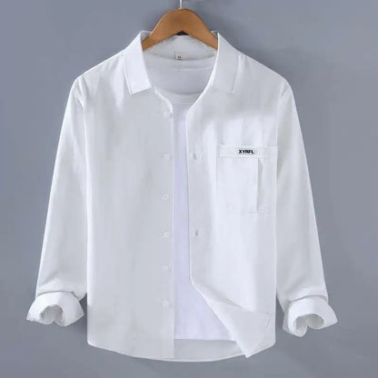 Shop our Men's Casual Long Sleeve Loose Fit Button-Up Shirt.