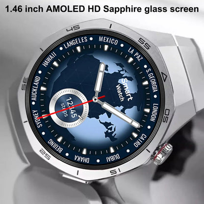 Men's Smart Watch 2025 - AMOLED Screen 4GB GPS Sports Fitness Tracker IP68