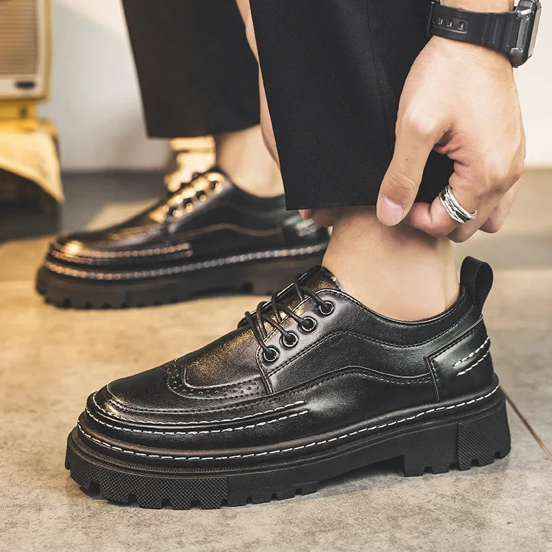 Men's Fashion High Quality Leather Shoes